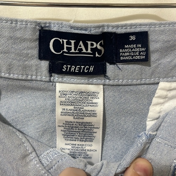 Chaps Blue Shorts - Picture 2 of 3